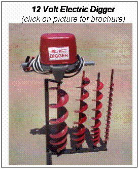 12 volt electric post hole digger discount